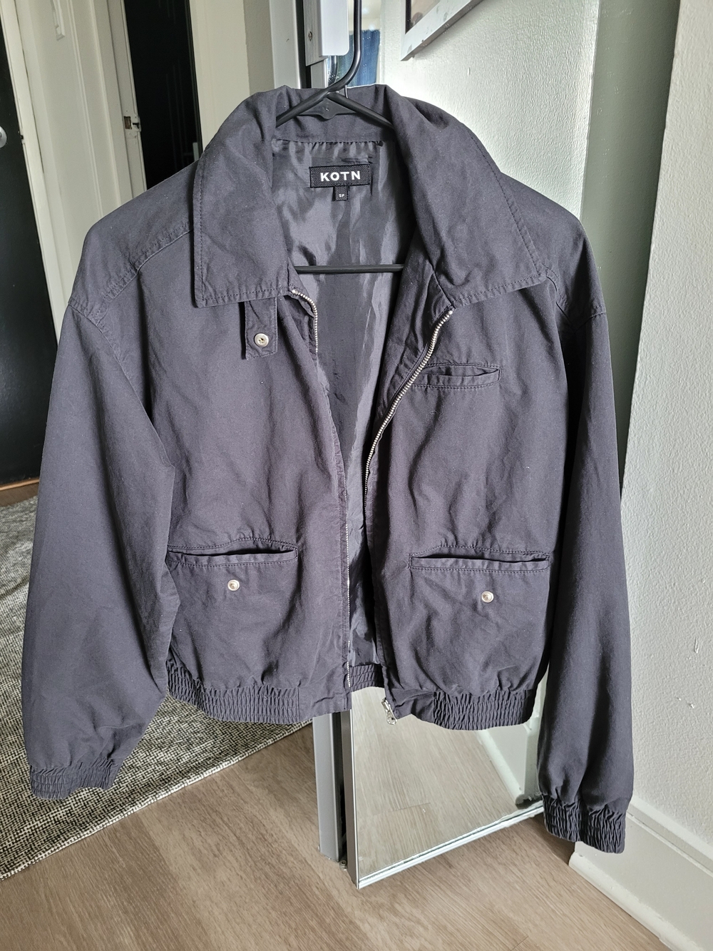 KOTN Women's Black Bomber Jacket Size S